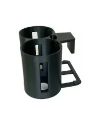 Flexible and Resistant Rubber Cup Holder with Bic Lighter Slot fits Yeti, Rtic +