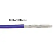 Alpha Wire 6714 BL001 EcoWire Blue 305m, MPPE UL11028 Hook Up Wire, 20 AWG 600V