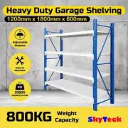 1.2M(L) x 1.8(H) WAREHOUSE METAL SHELVING SHOP SHED RACK HOME SYSTEM 800kg-S