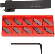 10× MGMN300-M Carbide Insert & MGEHR1212-3 Parting Off Turning holder Lathe Tool