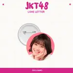 別針 JKT48 情書尺寸 58 毫米 KPOP 偶像韓國高級非官方 ADEL ALYA AMANDA ANTEM AS