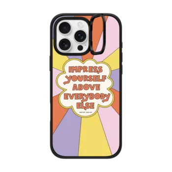 iPhone 16 Pro Max Impact Ring Stand Case MagSafe Compatible Impress Yourself by Martina Martian