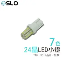 在飛比找樂天市場購物網優惠-SLO【LED T10 3014 24晶】《短版》超迷你 實