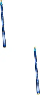 Kisangel 2 pcs Pocket Fishing Rod Telescopic Fishing Pole Retractable Fishing Rod Short Fishing Rod Sea Fishing Rod Short Lure Rod Stream Pole ultrashort