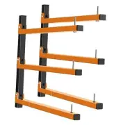 Lumber Rack Wall Mount, Heavy Duty Wood Storage Racks, 3-Level System 2 Pack