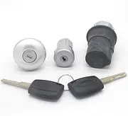 Complete Lock Set Ignition Switch Door Lock, for Ford, Transit MK8 Custom Tourneo Custom(Lock Set)