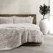 Faux Fur Bear 3 Piece Comforter Set by Ardor