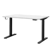 Oikiture Standing Desk Height Adjustable Dual Motor Electric Stand Table 120cm