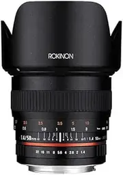 Rokinon 50mm F1.4 Lens for Nikon Digital SLR