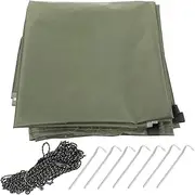 Kisangel Camping Supplies 210d Oxford Waterproof Canopy 3-5 Person Family Tent Sunshade Sail Beach Shelter Uv Blocking Lightweight Compact for Outdoor