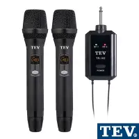 在飛比找Yahoo奇摩購物中心優惠-TEV UHF雙頻攜帶式無線麥克風（雙手握）TR102