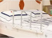 Bed Side Handrail Folding Bed Rails for The Elderly Stainless Steel Bedside Drop Guard Rails Adult Safety Auxiliary Bedside Handles Support Fence at The Head of The Dormitory Safet