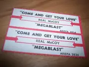 2 Real McCoy Come And Get Your Love / Megablast Jukebox Title Strips