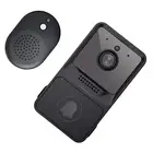 Black Smart Wireless WiFi Video Doorbell Door Ring Intercom Security Camera Bell