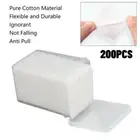 200Pcs Lint-Free Nail Polish Remover Cotton Wipe Clean Wipes Pads Paper NEW
