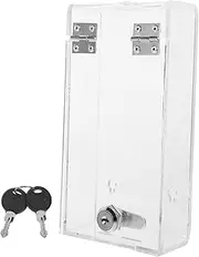 STOBAZA Box Mobile Phone Storage Box Portable Safe Credenza Storage Cabinet Locking Cabinet Time Lock Case Phones Lock Case Phone Lock Case Clear Container Staff Thing with Lock Acrylic