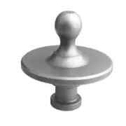 Gooseneck Adapter 30,000 lbs with King Pin – 2-5/16" Ball for Fifth Wheel