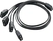 SilverStone Technology Ultra-Thin and Ultra-Flexible 1-to-4 ARGB Splitter Cable CPL03
