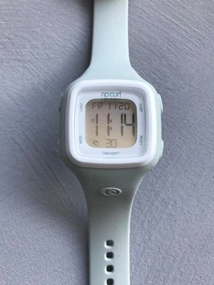 Rip Curl Girls CANDY2 DIGITAL SILICONE SURF WATCH New - A3126G Glacier Gray