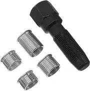 CHILDWEET 1 Set Spark Plug Repair Tool Spark Plugs Car Thread Repair Kit Spark Plug Thread Tap Spark Plug Thread Repair Kit Spark Plug Thread Insert Spark Plug Insert Tool High-carbon Steel