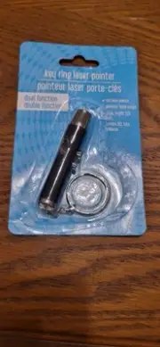 Key Ring Laser Pointer LED Light Black