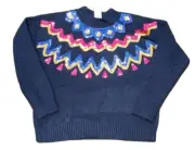NWT Member's Mark Girls My Favorite Sweater Dark Blue 4/5 (XS)