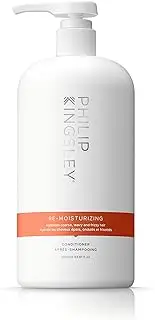 Philip Kingsley | Re-Moisturizing Conditioner | Hydrating and Nourishing for Curly, Wavy, Coarse, Frizzy Dry Hair | Hydrates, Tames, and Smooths | 1000ml