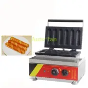Commercial Electric Hot Dog Baker 220V 1.5KW Waffle Muffin Machine Brand New
