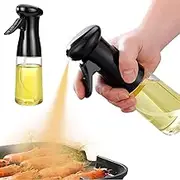 EZONEDEAL Olive Oil Sprayer for Cooking 220ml Glass Oil Dispenser Bottle Spray Mister Refillable Food Grade Oil Vinegar Spritzer Sprayer Bottles for Kitchen, Air Fryer, Salad, Baking, Grilling, Frying