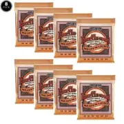 8 SETS Ernie Ball 2146 Phosphor Bronze Med. Light 12-54 Acoustic Guitar Strings