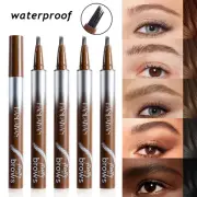 Microblading Tattoo Eyebrow 3D liquid Ink Pen Waterproof Fork Pencil Brow ≠