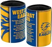 West Coast Eagles AFL TEAM SONG Beer Can Bottle Cooler Stubby Holder Cosy