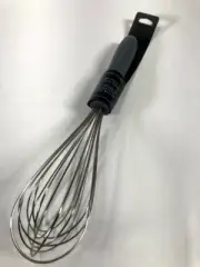 Williams Sonoma Prep Tools Balloon Whisk Non-Stick Stainless Steel Soft Grip NEW
