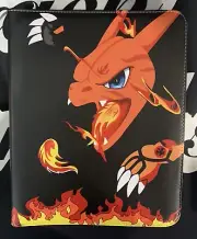 Card Binder for Pokemon Cards Holder Fits 900 Cards/ 50 Sleeves Charizard