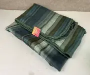 Alpaca Fleece Throw Blanket Amor a la Vida 60” x 40” Alpaca Blend Stripes NWT