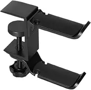 MOLUCKFU Clamp Headphone Hanger Multifunctional Headset Stand for Home Office Classroom Stylish Sturdy Design Fits Various Desk Thicknesses Organized Storage