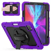 MCC Shockproof iPad Pro 11 2018 (1st Gen) Strap Rugged Case Cover Apple [Purple]