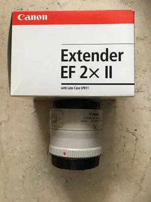 【Canon】Extender EF 2X II-加倍鏡--公司貨　過保　附彩盒價可議　　少用