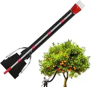 Fruit Grabber,Adjustable Length Fruit Picker 13Ft Extension Pole | Telescopic Fruit Tree Picker with Collection Funnel and Bag Tool, for Home Gardeners