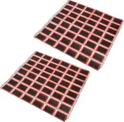 BESPORTBLE Emergency Cycle Repair Kit x Mm Patches for Bikes Road Inflatable Tube Patch Set Fast-Adhesive Rubber