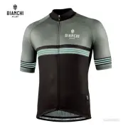 NEW Bianchi Milano PRIZZI Cycling Jersey : OLIVE GREEN/BLACK