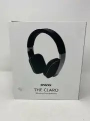 Sharkk Claro Bluetooth noise canceling Headphones with hard travel case.
