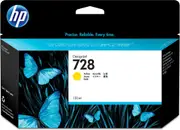 HP 728 130ml Yellow DesignJet Ink Cartridge [F9J65A]