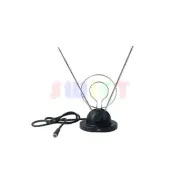 Digital HD UHF VHF TV Rabbit Ear TV Antenna with Booster Knob Control TV Antenna