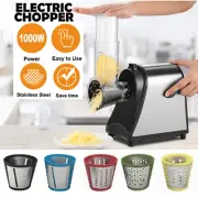 Electric Professional Vegetable Slicer Food Rotary Drum Grater Chopper Slicer AU