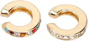 [BESTYASH] Elegant C-shaped Ear Cuff Non Piercing Earring Stylish Clip-on Earrings for Women Perfect Any Occasion