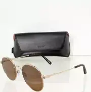 Brand New Authentic Bally Sunglasses BY 0029 28N BY0029 52mm Gold Frame