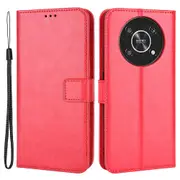 For Honor X9 4G/5G/Magic4 Lite 4G/5G/X30 5G ic Case Crazy Horse Inner TWallet Cover with Strap