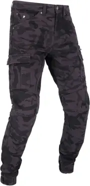 Richa Apache Camo Motorcycle Jeans, black, Size 30 for Men