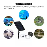 Solar Powered Oxygenator Aerator for Outdoor Pond Fish Tank Air Pump Oxygen